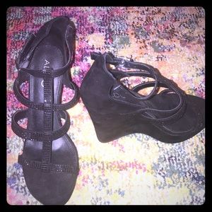 Aldo Rhinestone wedges
